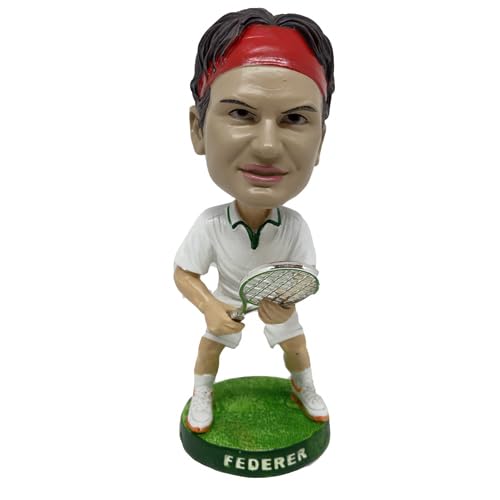Replica Federer Tennis Hand Painted Resin Height 20cm : Amazon.de