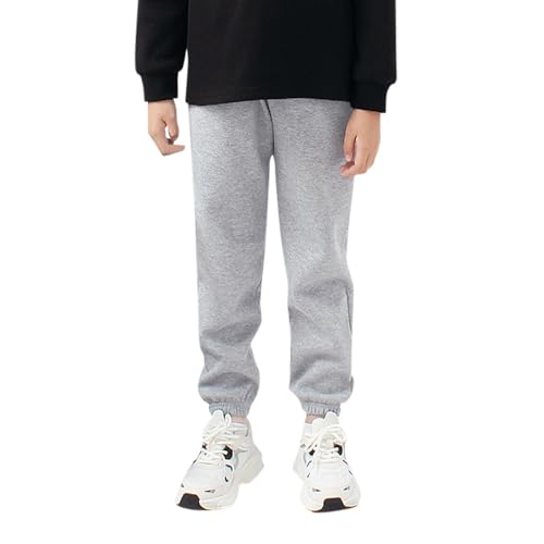 Pantalones Chandal Niño Adolescentes con Cintura Ajustable Pantalón Deportivos para Trekking Pantalon Rectos Ligeros de Otoño Pierna Recta Cargo Largos Chicos 2-17 Años