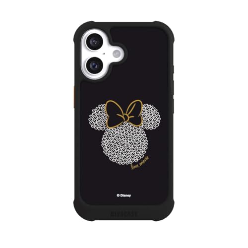 Coque iPhone 16 Minnie Mouse Disney noire idéale pour protéger votre téléphone au quotidien