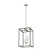 Sea Gull Lighting 5134504-872 Moffet Street Four Light Pendant Hall/Foyer Hanging Modern Fixture, Washed Pine Finish