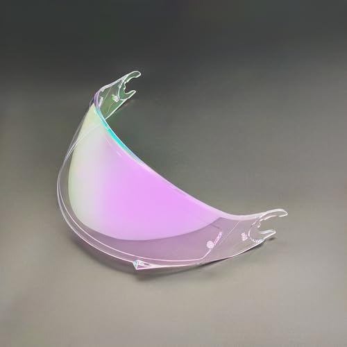 ヘルメットバイザーレンズ, SHARK D Skwal D-Skwal 2 Spartan ヘルメット バイザー フルフェイス 交換用 モトヘルメット レンズ ブラック イリドラム シルバー フォトクロミック Visera(Revo Purple)