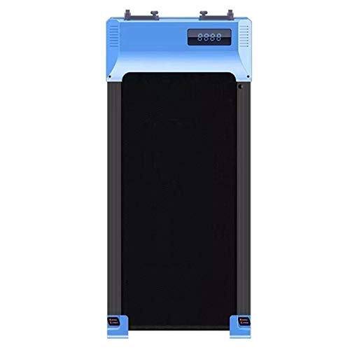 Cinta De Correr Plegable, Cinta De Andar Y Correr Eléctrica con Pantalla Digital LED con Control Remoto para El Hogar Gimnasio Cardio Gimnasio Capacidad hasta 90Kg Blue