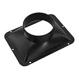 Wandflansch-Entlüftungsanschluss für langen Kanalventilatorschlauch, geeignet für Küchenhaube und Raumluftzirkulation (100 mm)