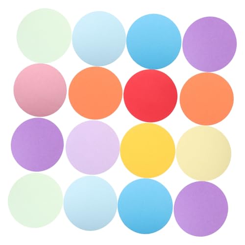 Papel para origami redondo y colorido para álbumes de recortes en talleres creativos