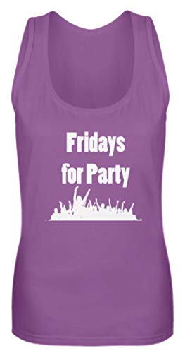 Débardeur pour femme violet idéal pour vos soirées de fête et Fridays for Party en taille M