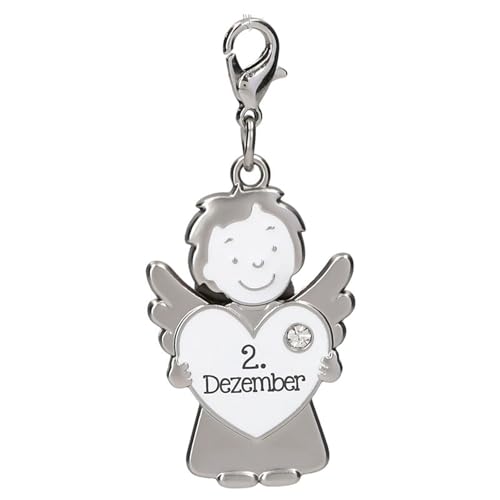 Porte-clés ange gardien en métal sculpté Depesche 14340.337