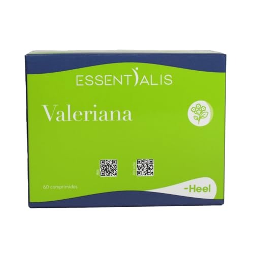 Essentialis Valeriana-Extracto seco de valeriana-Alta concentración-Acción relajante-Alivia el estrés-Favorece la conciliación del sueño-Envase 60 comprimidos-100% vegano