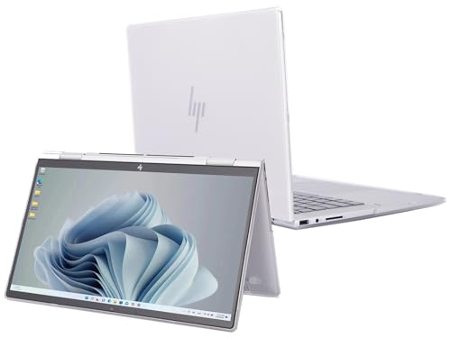 mCover Funda compatible con laptop HP Envy x360 15-FE0000 (Intel CPU) / 15-FH0000 (AMD CPU) de 15.6 pulgadas (no es compatible con ningún otro modelo HP), transparente