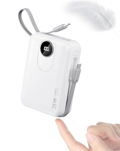 ポータブル電源 小型 充電器 大容量 充電 軽量 20,000mAh ハンドル モバイルバッテリー 小型 軽量 20000mAh 22.5W最速＆5台同時充電