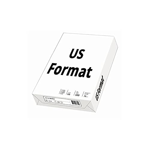 Papier US Letter Inacopia blanc resoudre probleme impression PDF americain