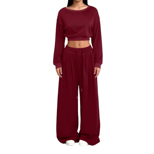 Pantalon large taille haute et haut court pour en finir avec le loungewear serré