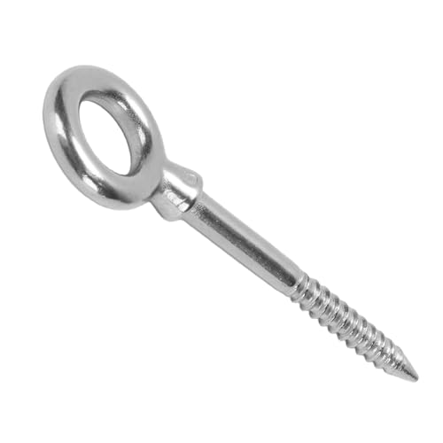 Strong Holding, 200 Pounds Capacity Eye & Eye Turnbuckles, 316 Stainless Steel Eyelet Screw for RVs, Boats, Clotheslines, Bird Feeders, String Lights Suspension, Fixed Ca miniatura 7