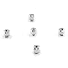 FreeMascot 5 Pcs Sky Patterns Heads Cap for Laser Pointer Light (Silver)