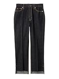 [ミラオーウェン] 【MILA PANTS】裾段差テーパードデニムパンツ 09WFP261300 レディース IND 0