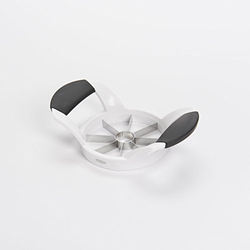 OXO Good Grips Apple Slicer, Corer & Cutter | Stainless Steel Blades Slices, Core and Divide In One Push, Non-Slip Grips, Uniform Apple Wedges, Dishwasher Safe - image 7