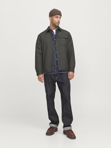 JACK JONES Veste RDD blouson en toile de coton robuste