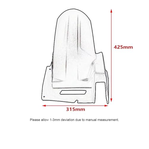 Guardabarros trasero V-Strom 650 protector contra salpicaduras DL650 3