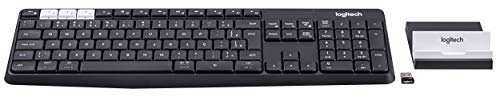Teclado sem fio Logitech K375s com Suporte para Smartphone, Conexão USB Unifying ou Bluetooth com Ea