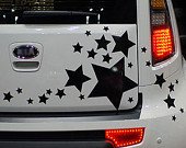 Star x25 set,Car,Decal, Sticker