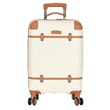 Mala Viagem Bordo 10kg Pequena de Mão ABS Rodas Duplas Removíveis Super Luxo - Atena - Gash (Branco)
