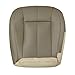 SecosAutoparts Front Driver & Passenger Side Bottom Replacement Leather Seat Covers Tan Compatible with Jeep Grand Cherokee 1999 2000 2001 2002 2003 2004