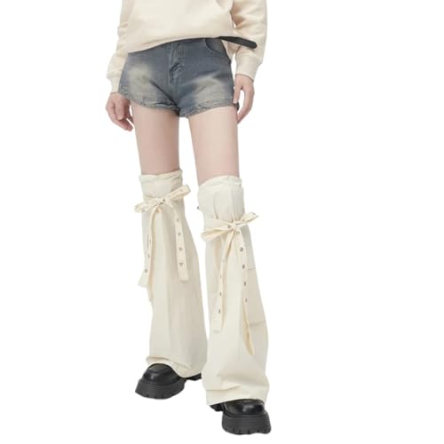 Fundas para botas acampanadas que no se bajan con cordón 6