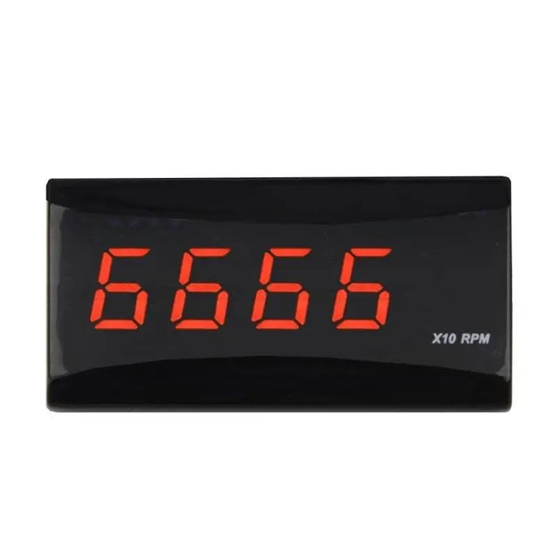 Tachymètre universel pour moto avec écran LCD rouge pour remplacer un compteur vitesse usé