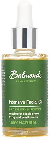 Balmonds Aceite facial intensivo de 30 mililitros 100% natural con rosa mosqueta y vitamina E Cover