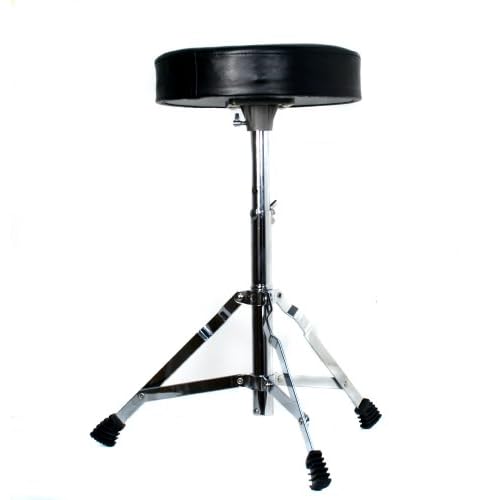 Technote - Banqueta para bater?a (asiento acolchado, cromado)