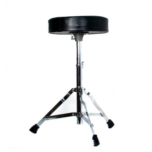 Technote - Banqueta para bater?a (asiento acolchado, cromado)