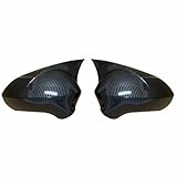 Piezas retrovisor Compatible Con Seat Para Ibiza Para MK4 Para 6J 2008-2016 2017 Accesorios Cubierta De Espejo Retrovisor Lateral De Coche Tapas(Carbon fiber look)