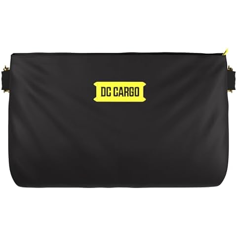 DC Cargo Mall E-Track Storage Bag for Trailers - Heavy-Duty 14 in x 24 in Canvas Zippered E-Track Bag - Weight Capacity 50 lb. - E-Track Accessories Cover