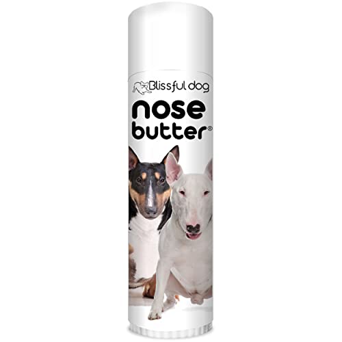 Image of The Blissful Dog Terrier Nose Butter for Dry, Cracked Skin, Lick-Safe Dog Nose Balm with Moisturizing Shea Butter, Almond, Olive, and Essential Oils, Pet Supplies, Uncented, 0.50 oz.