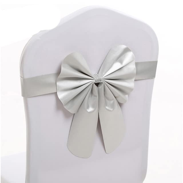 Lazos para fundas de silla en celebraciones lote de 20 bandas elásticas para bodas y banquetes
