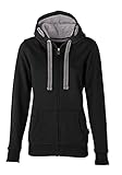 HRM Damen Jacket F hoodie, Schwarz, XXL EU