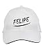 Makoroni - Felipe Name Hat Adjustable Cap, DesG87 White