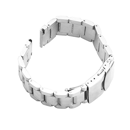 HOODANCOS Correa Inoxidable Reemplazo Elegante y Transpirable para Relojes con Doble Cierre de Seguridad Accesorios de Duraderos