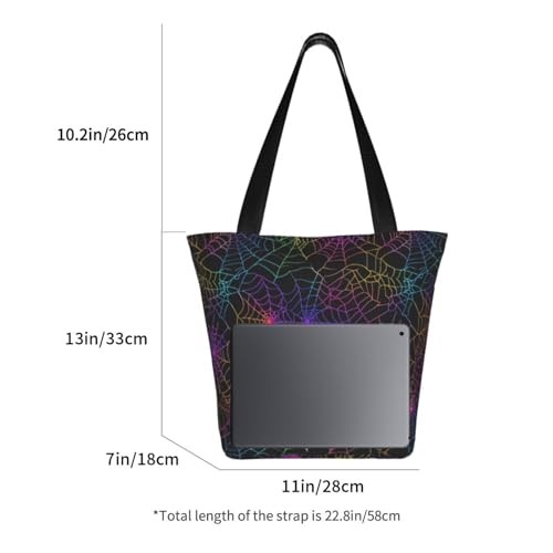 Halloween Ghost Bags Shoulder Tote Bag Large Handbags for Women Suitable for Travel 13 Inches4
