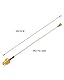 Vecys 2PCS U.F.L1 zu SMA Female Low Loss Koaxialkabel 2 /5CM U.F.L1 RG178 RF Koaxial Pigtail Kabel für Wireless Router Mini PCIE Netzwerkkarten PCI Wi-Fi WAN Repeater