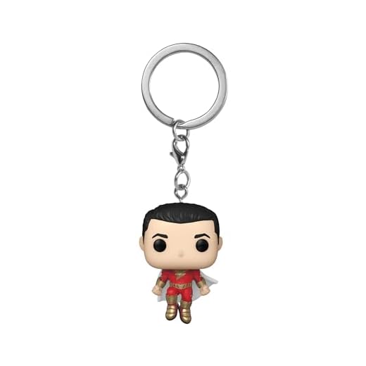 Funko Pop! Keychain: Shazam 2 - Minifigura de Vinilo Coleccionable Llavero Original - Relleno de Calcetines - Idea de Regalo- Mercancia Oficial - Movies Fans - Minifigura