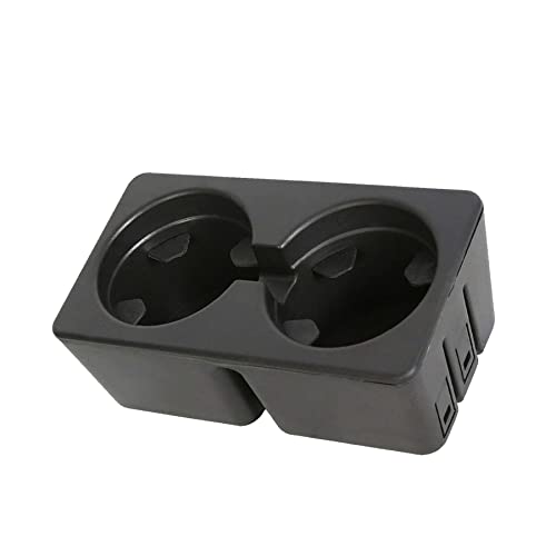 Portavasos Doble para Carro Consola Central Plástico Negro