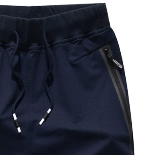 Heren Zomer Vijf Broek Mode Effen Kleur Splicing Ritszakken Comfortabele Grote Maat Casual Sportshorts - Afbeelding 4