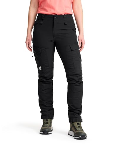 RevolutionRace Damen RVRC GP Pants, Hose zum Wandern und für viele Outdoor-Aktivitäten, Black, XL