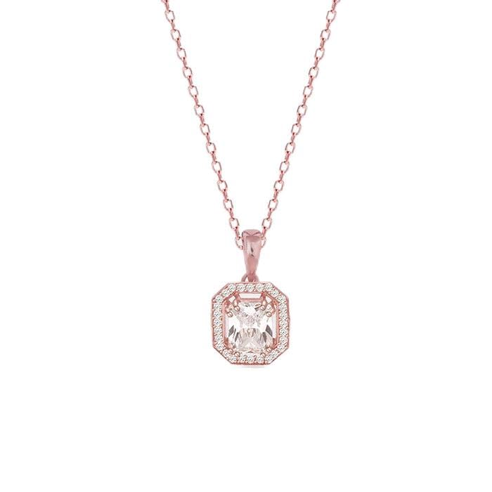 925 Silver Rose Gold Mystique Romance Pendant With Link Chain| Necklace to Gift Women & Girls | With Certificate of Authenticity and 925 Stamp | 6 Months Warranty-image-37