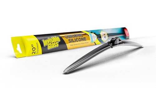 Invisible Glass CSB20 Ceramic Silicone 20-Inch Wiper Blade High Endurance Automotive Replacement Windshield Wiper Blade with Rain Repellent Coating All Weather Beam Blade