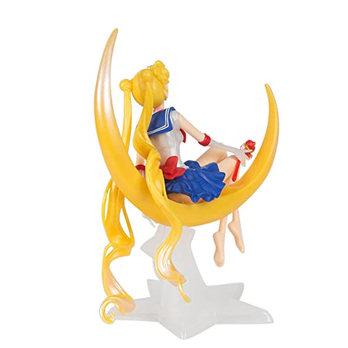 Sailor Moon Cake Toppers Anime Princess Collectible Resin Action Figure Ornaments For Grils Birthday Party #TOP4