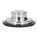 Food Waste Disposal Parts Brushed Stainless Steel Garbage Disposal Stopper Rubber Sealing Sink Plug Cover 86mm OD Kitchen Sink Stopper Specialty Tools Gadgets