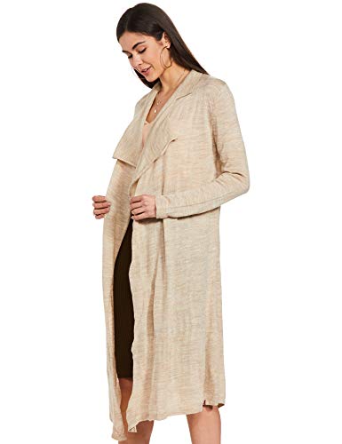 Image of BIBA Women Woollen Front Open Solid Shrug