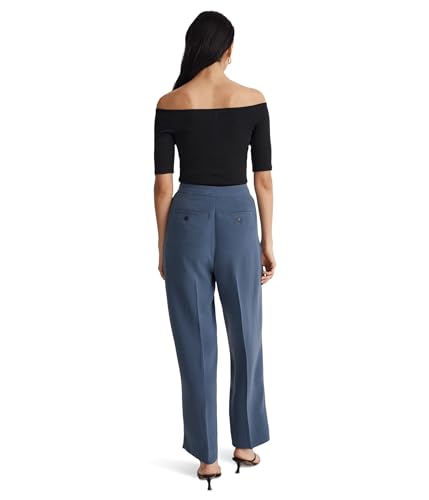 Madewell Tailored Straight-Leg Pants2