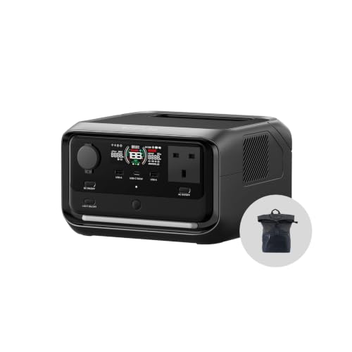EcoFlow Portable Power Station RIVER 3 Plus 286Wh LFP Battery 1200W Output 16 Hr Runtime for <100W Devices Expandable to 858Wh <10 ms UPS Solar Generator for Camping & RV